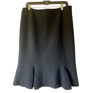 Elegant Black Midi Skirt
